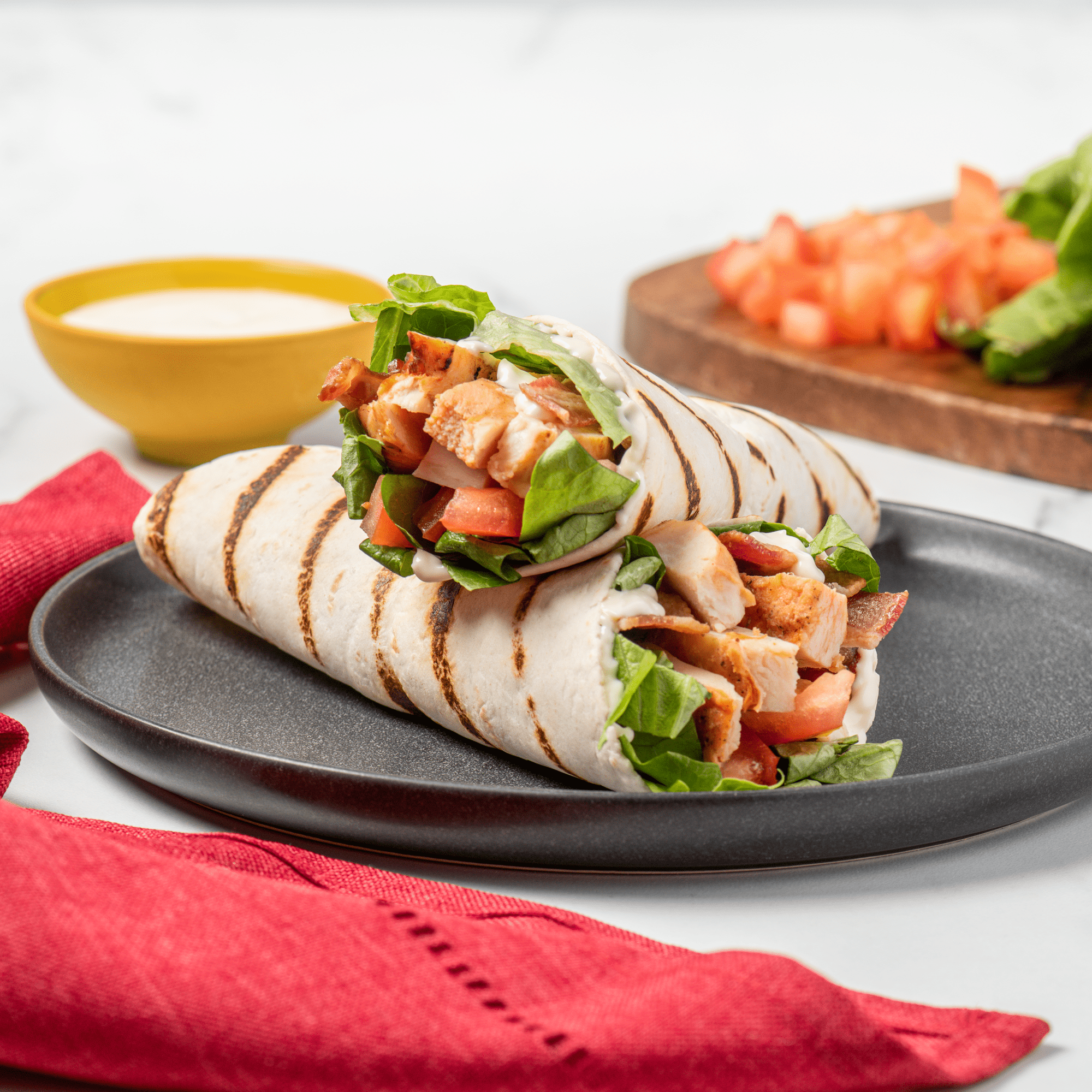 Chicken Bacon Ranch Keto Wrap Oroweat